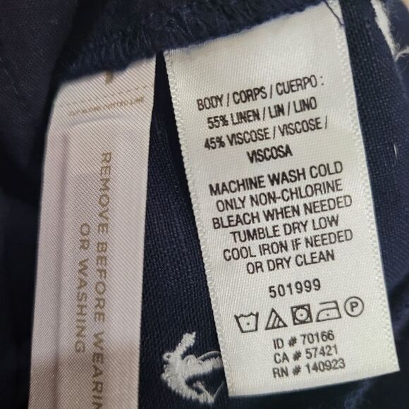 LOFT navy anchor print shorts - Picture 4 of 5